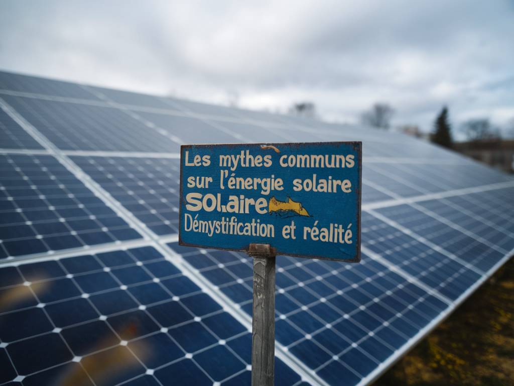 "Les mythes communs sur l'énergie solaire : démystification et réalité"
