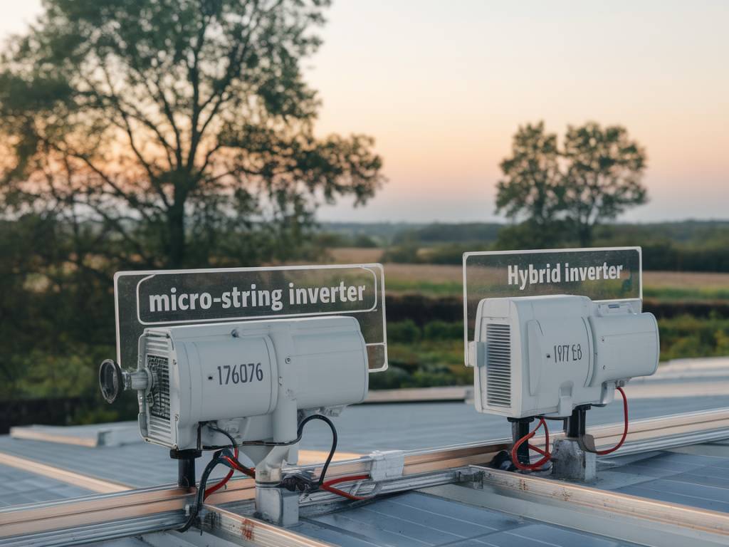 Guide des différences entre onduleurs micro, string et hybrides pour votre installation solaire